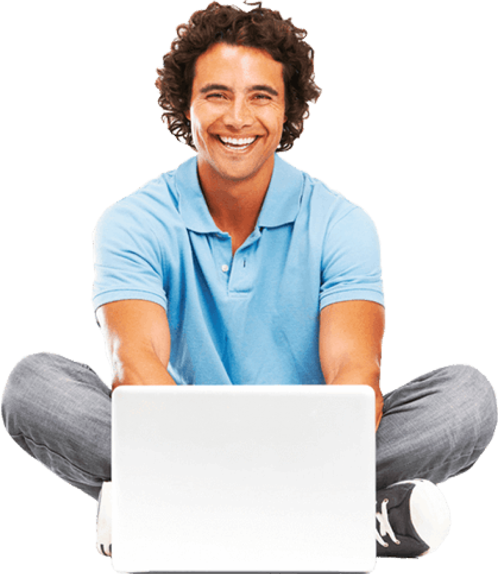 Pessoa com laptop